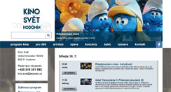 Desktop Screenshot of kinosvet.eu